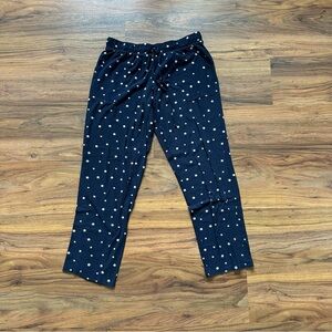 Navy Pajama Pants with White Stars